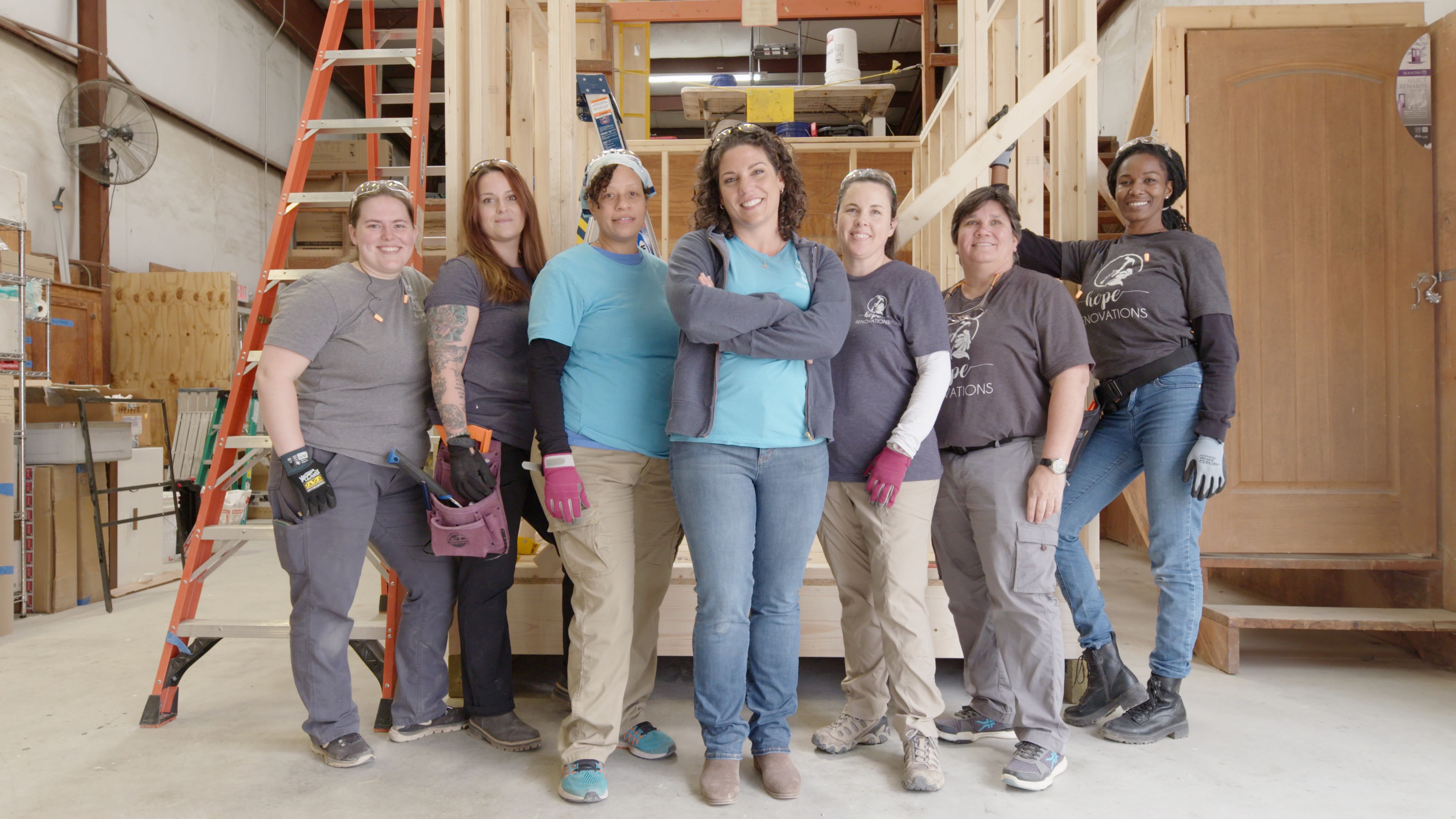 Founder Nora El-Khouri Spencer with the first cohort